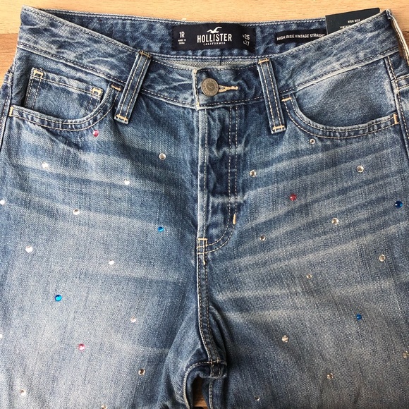Hollister High Rise Vintage Straight Jeans - Picture 4 of 9
